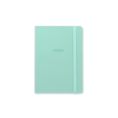 2026 Diary Letts of London Edge A6 Week to View w/ Notes Duck Egg 080225