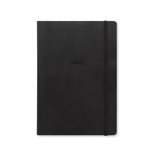 2026 Diary Letts of London Edge A5 Week to View w/ Notes Black 080227
