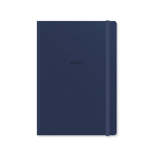 2026 Diary Letts of London Edge A5 Week to View w/ Notes Navy 081951