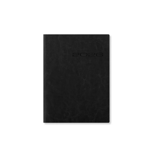 2026 Diary Letts of London Lecassa A6+ Week to View Black 080407