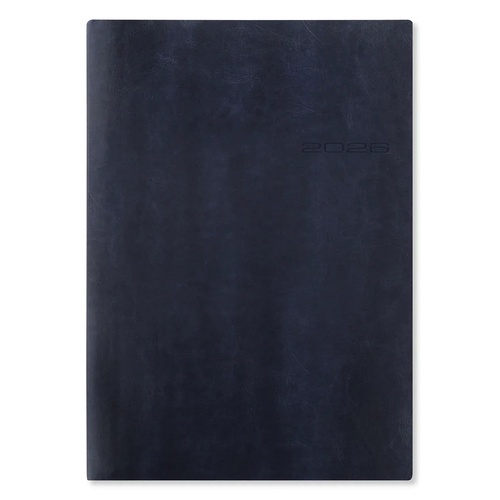 2026 Diary Letts of London Lecassa A4 Week to View Navy 081744