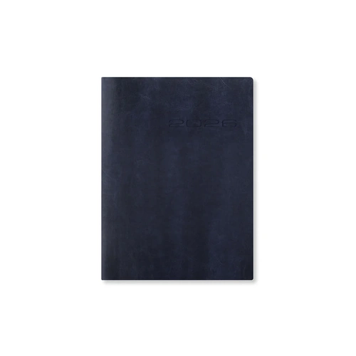 2026 Diary Letts of London Lecassa A6+ Week to View Navy 081748