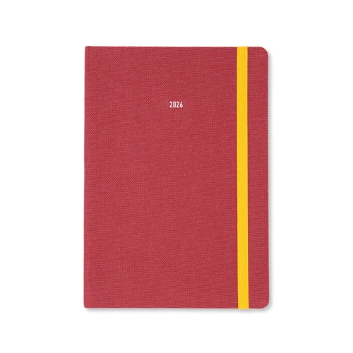 2026 Diary Letts of London Raw A5 Week to View Berry 082310