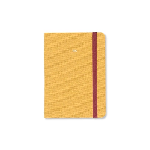 2026 Diary Letts of London Raw A6 Day to Page w/ Appointments Mustard 082321