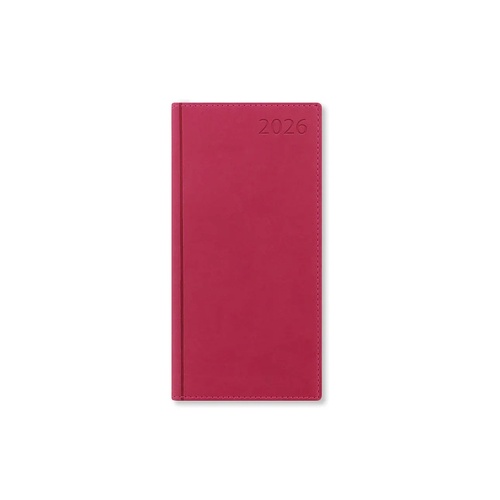 2026 Diary Letts of London Verona Slim Week to View Pink 080447