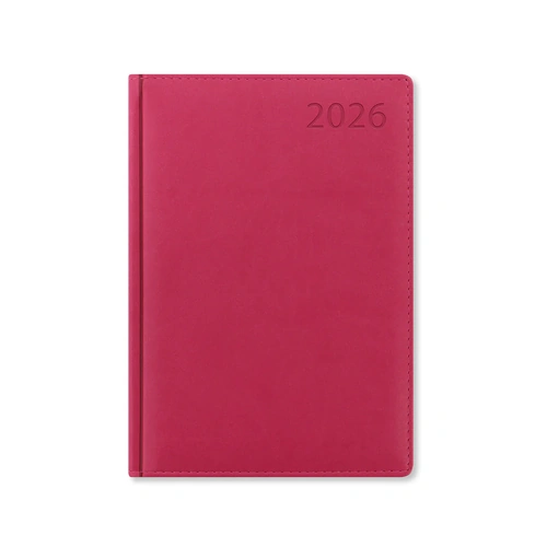 2026 Diary Letts of London Verona A5 Week to View Pink 080449