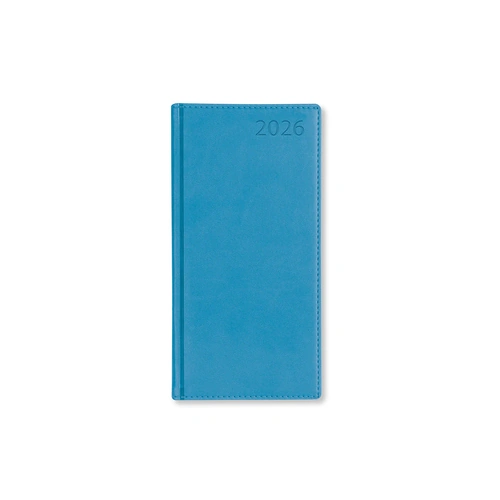 2026 Diary Letts of London Verona Slim Week to View Aqua 081240