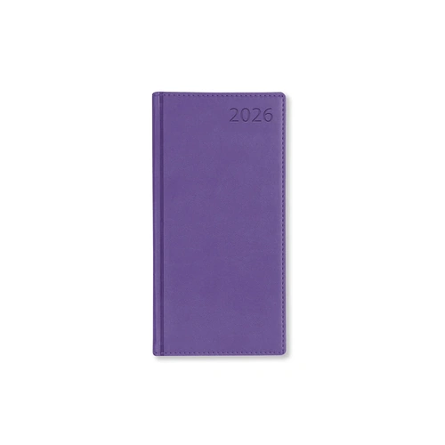 2026 Diary Letts of London Verona Slim Week to View Indigo 081241