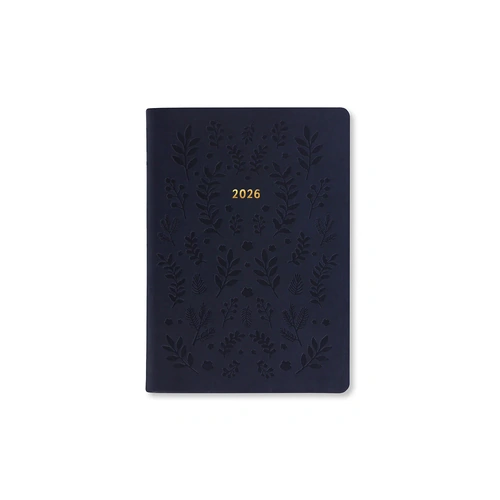 2026 Diary Letts of London Woodland A6 Week to View Navy 082171