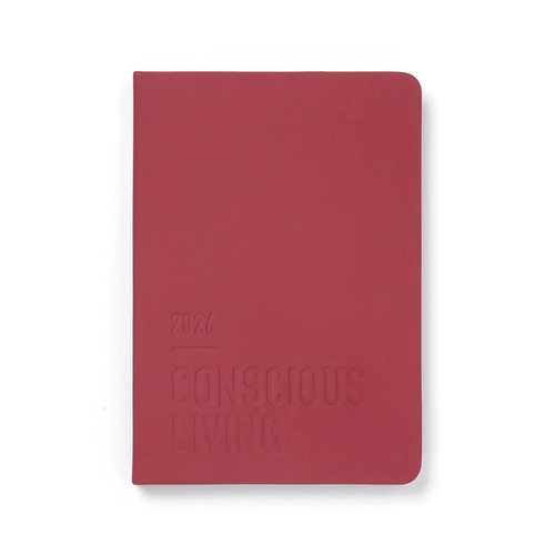 2026 Diary Letts of London Conscious Evergreen A5 Week to View Berry 082552