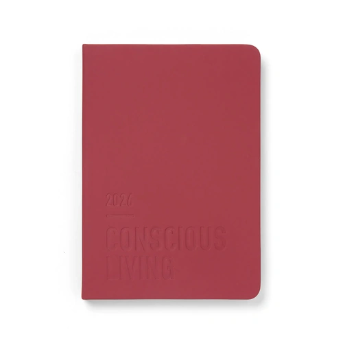 2026 Diary Letts of London Conscious Evergreen A5 Week to View Berry 082552