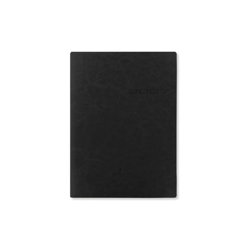 2027 Diary Letts of London Lecassa A5 Week to View Black, 27-080413