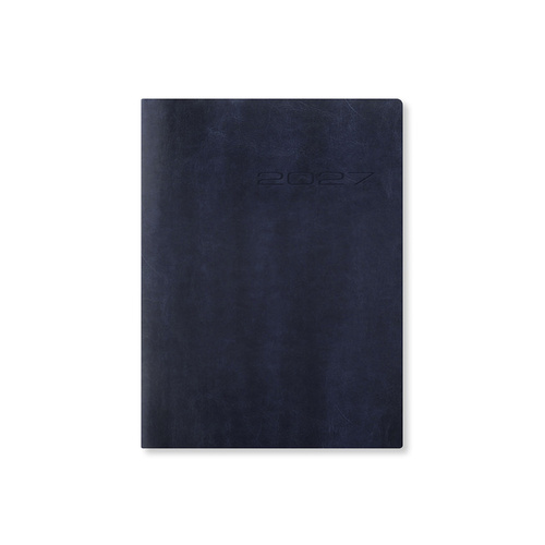 2027 Diary Letts of London Lecassa A6+ Week to View Navy, 27-081748
