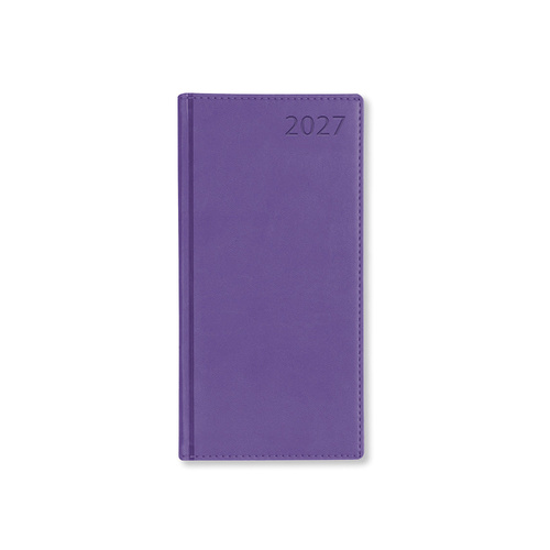2027 Diary Letts of London Verona Slim Week to View Indigo, 27-081241