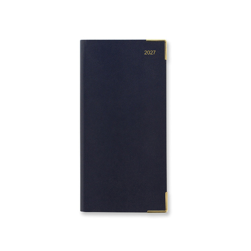 2027 Diary Letts of London Classic Slim Week to View w/ Appointments Dark Blue, 27-T35SUBL