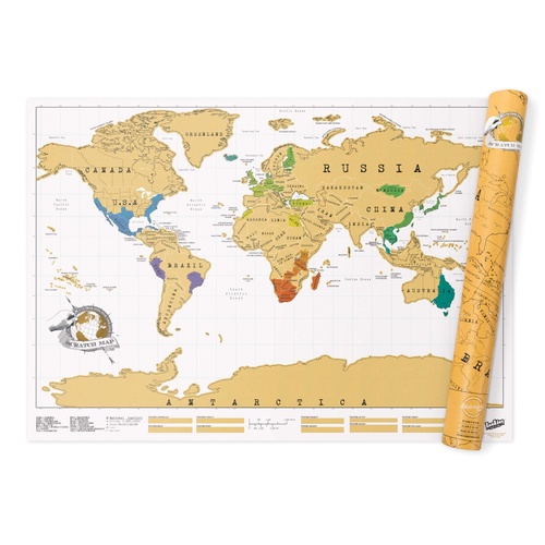 Luckies Scratch Map Original Full Size, IS10006