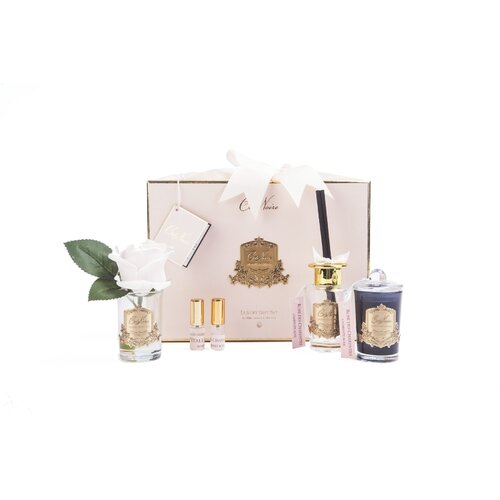 Cote Noire Gift Pack (Flower, Candle & Diffuser) - Charente Rose GP02