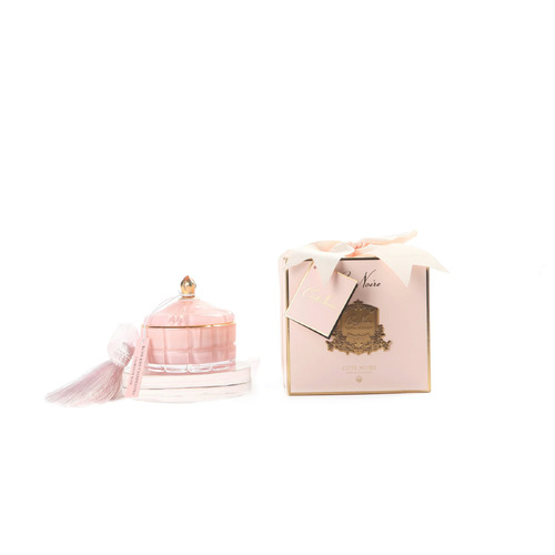 Cote Noire Art Deco Candle Small 200 g - Pink & Gold Pink Champagne GML45002