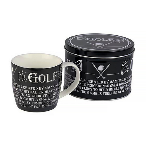 The Ultimate Gift for Man Mug in Tin The Golf Addict ATS-UGM8813
