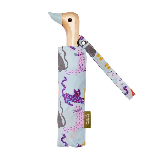 Original Duckhead Umbrella Compact 35cm Arty Cats Ice, CP077