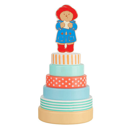 Paddington Bear Stacking Ring Wooden Toy, Jasnor PBOTT12765