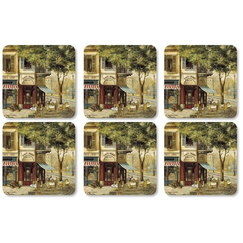 Pimpernel Portmeirion Coasters 10.5cm Parisian Scenes (Set of 6), X0010263423