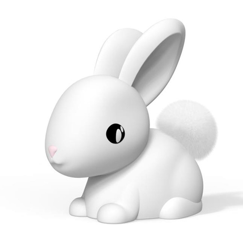 Dhink Night Light Rechargeable LED Silicone Rabbit, Whitehill DHINK444-21