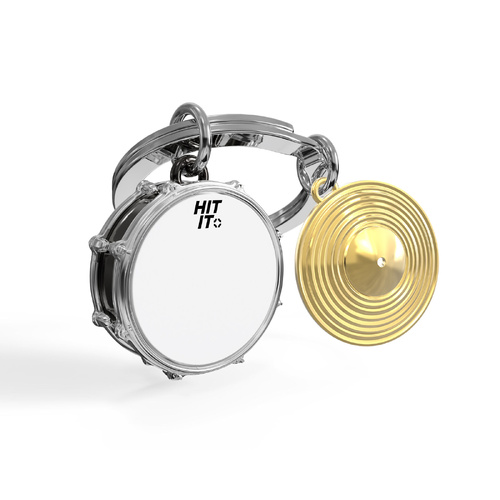 Metalmorphose Keychain Miniature 3D Drum Kit, MTM376-01