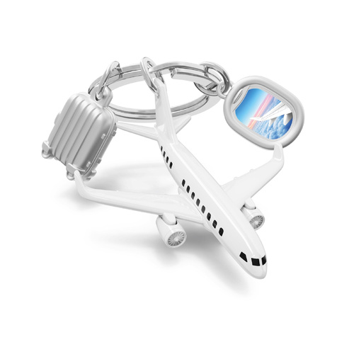 Metalmorphose Keychain Miniature 3D Travel Lover, MTM377-01