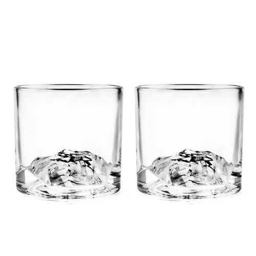Liiton Mont Blanc Whiskey Glass Set of 2, isAlbi L60100
