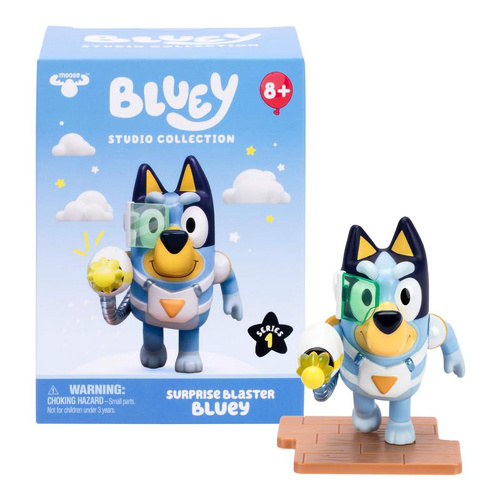 Bluey Studio Collection Figure - Surprise Blaster Bluey, 19232