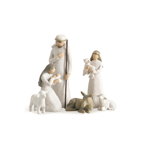 Willow Tree Figurine 23cm Nativity 6-Piece Set, Christmas Decoration 26005