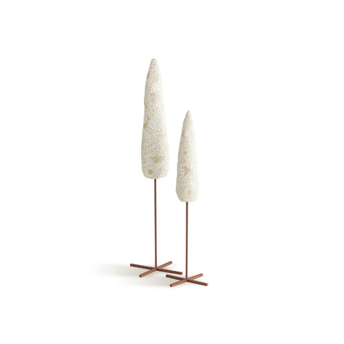 Willow Tree Figurine 42cm Cypress Trees 2-Piece Set, Christmas Decoration 27598