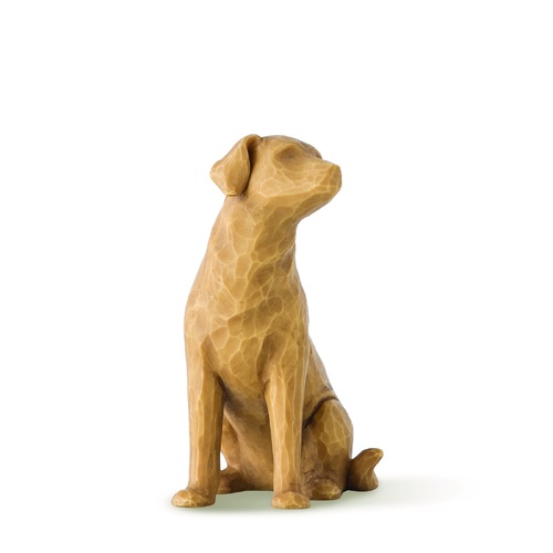 Willow Tree Figurine Love My Dog (Light), Whitehill 27682