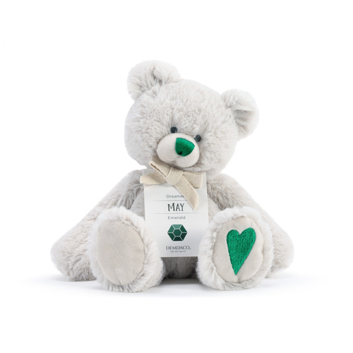 Demdaco Birthstone Bears Plush 22cm May Emerald Dreamer, Whitehill 5004701050