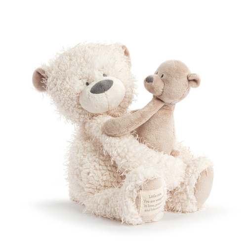 Demdaco Wrapped In Prayer Plush 40cm You & Me Bear, 5004830093