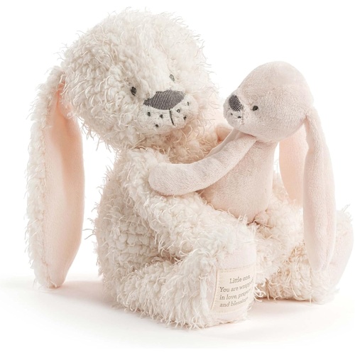 Demdaco Wrapped In Prayer Plush 40cm You & Me Bunny, 5004830094