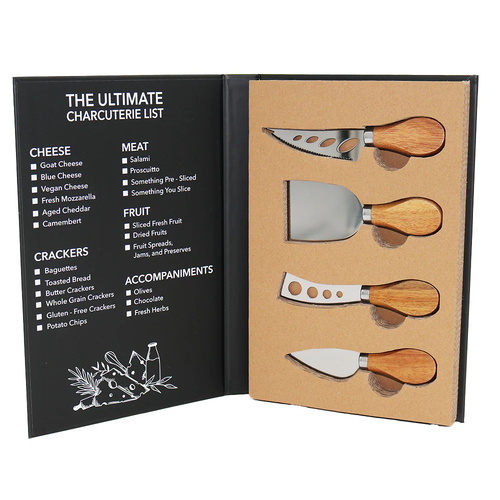Home Chapter Cheese Knife Set The Gourmet Collection 4-Piece, Artisanau HCGS63340