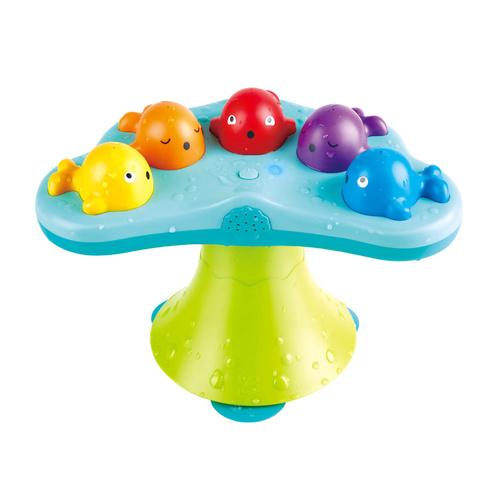 Hape Musical Whale Fountain Bath Toy, E0218