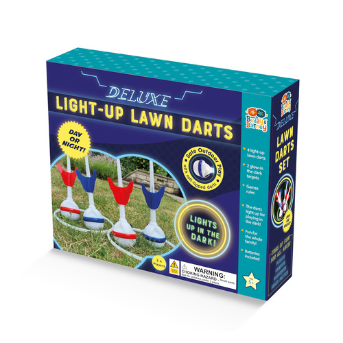 Buddy & Barney Deluxe Light-Up Lawn Darts, BB229