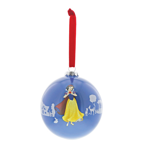 Enchanting Disney Collection Bauble 10cm Snow White & The Seven Dwarfs The Little Princess, A29682