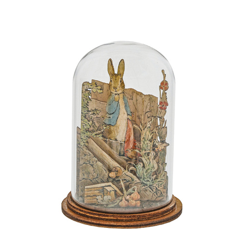 Beatrix Potter Peter Rabbit Dome 9cm Peter Rabbit With Handkerchief, Whitehill A30459