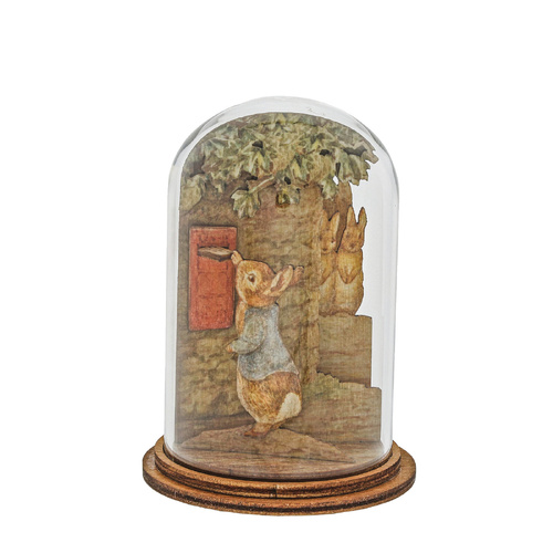 Beatrix Potter Peter Rabbit Dome 9cm Peter Posting Letter, Whitehill A30463