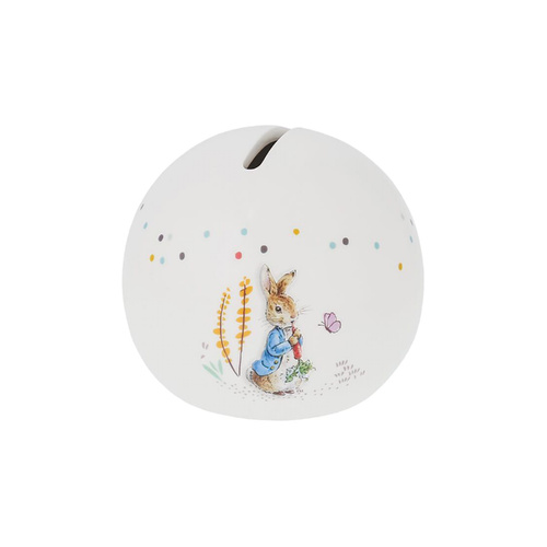 Beatrix Potter Money Bank 8cm Peter Rabbit Sphere, A32393