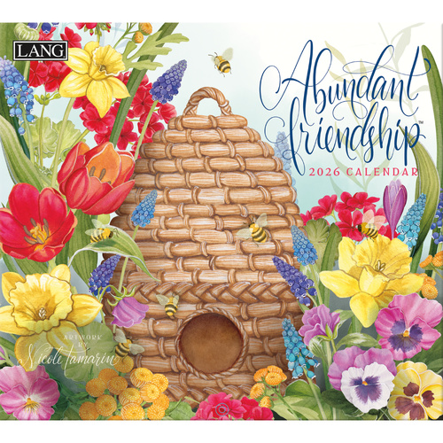 2026 Calendar LANG Abundant Friendship by Nicole Tamarin, Horizontal Wall 26991002005