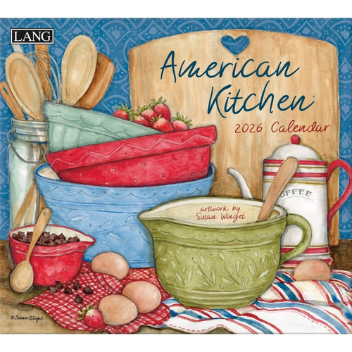 2026 Calendar LANG American Kitchen by Susan Winget, Horizontal Wall 26991001891