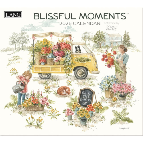 2026 Calendar LANG Blissful Moments by Lisa Audit, Horizontal Wall 26991002035