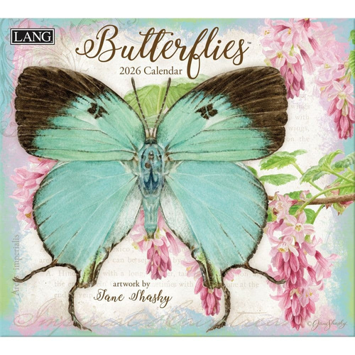 2026 Calendar LANG Butterflies by Jane Shasky, Horizontal Wall 26991001898