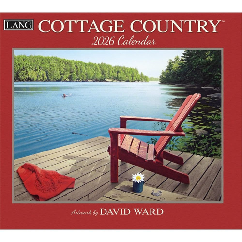 2026 Calendar LANG Cottage Country by David Ward, Horizontal Wall 26991001902