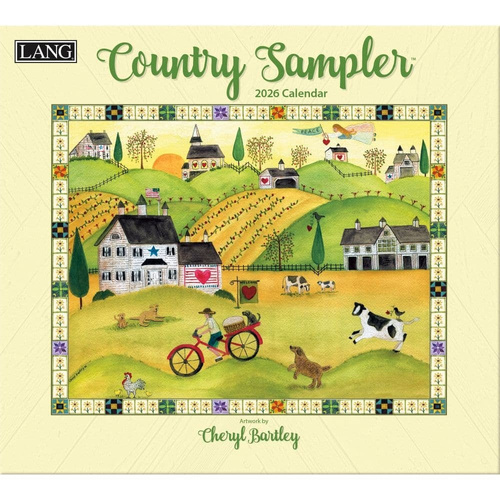 2026 Calendar LANG Country Sampler by Cheryl Bartley, Horizontal Wall 26991001906
